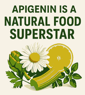 Apigenin is a natural food superstar